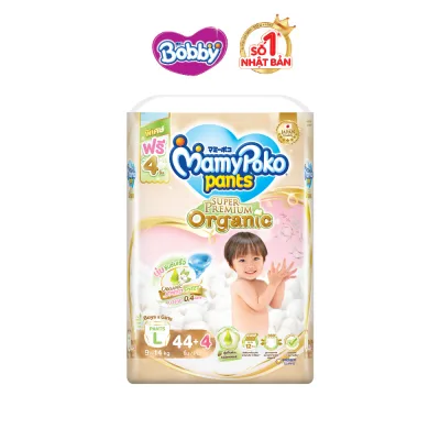 Tã Quần Mamypoko Super Premium Organic size L44+4