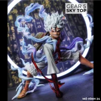 HÀNG F1 SIÊU NÉT Mô hình Luffy Gear 5 Sky Top nika man monkey D luffy gear5 skytop studio đứng vững giá rẻ one piece