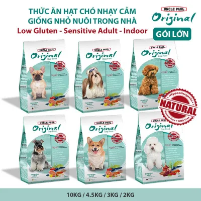 Uncle Paul Original Dry Dog Food For Sensitive Dogs Low Gluten All Sizes Bag 2kg 10kg Dog Kibbles
