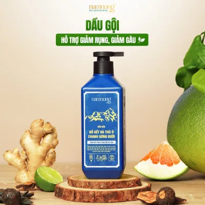 Dầu Gội NAMNUNG Dầu Gội Thảo Dược Bồ Kết Giảm Rụng Giảm Gàu Ngứa Dưỡng Tóc Mềm Mượt Chắc Khỏe