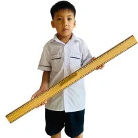 Thước gỗ 50cm-80cm dùng cho giáo viên, thước thẳng do dạy học tiêu chuẩn cho thầy cô và đo lường