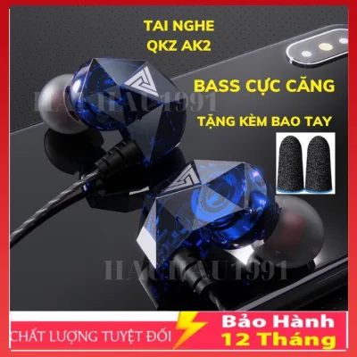 Tai Nghe Gaming QKZ AK2 Pro Nghe Nhạc Chơi Game 2022 Mới Nhất Âm Thanh Super Bass, Dây Chống Rối, Có Mic Đàm Thoại