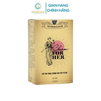 Charm For Her – hỗ trợ Nội Tiết Tố Nữ, Giảm Các Triệu Chứng Do Thiếu Hụt Nội Tiết Tố