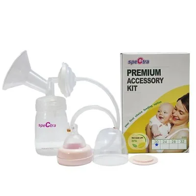 Bộ phụ kiện tiêu chuẩn máy hút sữa Spectra 9S 9Plus S1 plus S2 Plus QM1M2 (CỔ RỘNG SIZE 28mm )