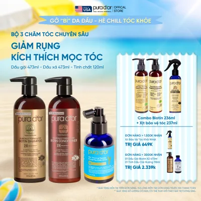 Biotin X2 3-Step Intensive Hair Care Product Set Helps Reduce Breakage, Supports Hair Growth and Restores Damage.