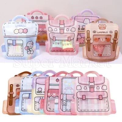 Túi Đựng Bánh Kẹo / Trang Sức mini Tự Làm Dễ Mang Theo / Túi Đựng Đồ Ăn Vặt Hình Hoạt Hình Trái Tim Bé Gái