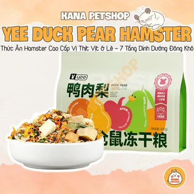 YEE Freeze-Dried Duck Pear – Nutrient-Rich Whole Grain Food for Hamsters