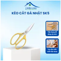 Kéo Làm Bếp Đa Năng SK5 Dùng Cắt Gà, Cắt Vải, Cắt Giấy Siêu Sắc Đạt Tiêu Chuẩn Nhật Bản