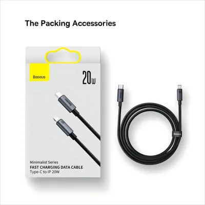 Cáp Sạc Nhanh Baseus PD 20W USB-C to Ligh, Tương Thích các dòng Phone cho điện thoại từ cổng C qua L