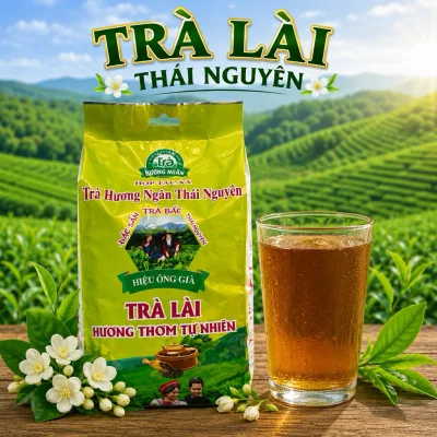 Trà lài sấy khô hoa nhài làm đồ uống, trà chanh gói 250g