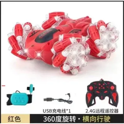 Ô tô điều khiển xoay 360 độ pin sạc có nhạc vui nhộn