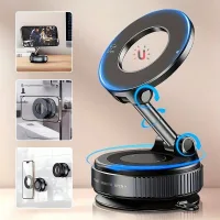 Đế điện thoại từ tính hút chân không hai mặt giữ điện thoại rảnh tay cho ô tô/gyms/ gương/bề mặt nhẵn.Giá đỡ điện thoại trên ô tô