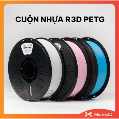 Nhựa in 3D PETG R3D Cao Cấp Giá Rẻ Nhiều Màu.