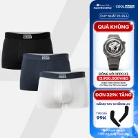 Combo 3 quần lót nam dáng Trunk Bamboo mềm mại, kháng khuẩn, thấm hút tốt Coolmate