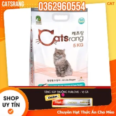 Thức ăn cho mèo Catsrang - Hạt thức ăn khô cho mèo Catsrang Hàn Quốc - Thức ăn hạt Catsrang 4kg