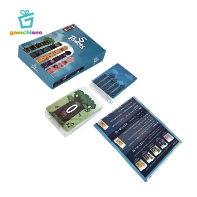 Gamchiano Sáng Tạo Thẻ Trò Chơi Cho Bé Trai Bé Gái Chiến Thuật Xếp Hình Để Bàn Trò Chơi Giáo Dục Tiệc Gia Đình Giải Trí