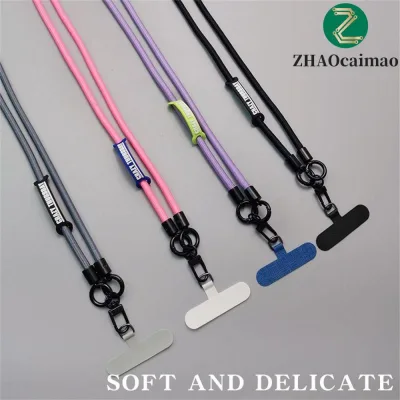 ZHAOcaimao Dây buộc điện thoại di động ZHAOCAIMAO, Dây đeo cổ tay chống mất Dây treo điện thoại, Phụ kiện điện thoại có miếng vá Dây đeo điện thoại di động đeo chéo có thể tháo rời Vỏ điện thoại