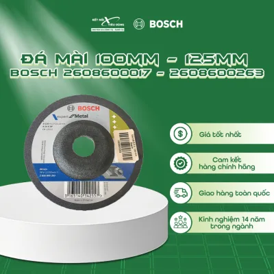Đá mài 100mm - 125mm Bosch 2608600017 - 2608600263 Kết Nối Tiêu Dùng
