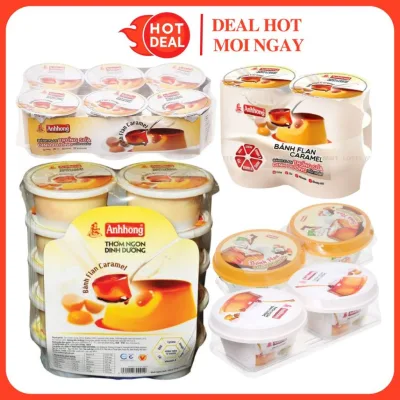 Bánh Flan Ánh Hồng Cao Cấp/Caramel Cà Phê Sữa Dừa Đủ Loại