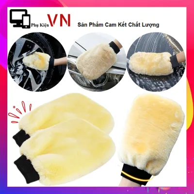 Combo of 2 Super Foam Car and Motorcycle Washing Gloves - Soft and Smooth Foam Gloves, Non-Scratch Car Cleaning Gloves, Water Absorbent, Car Care Accessories