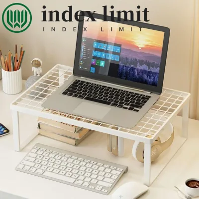 INDEX GIỚI HẠN Giá làm mát lưới máy tính xách tay, Giá đỡ máy tính làm mát lưới, Giá đỡ máy tính xách tay Kim loại Đen / Trắng Giá đỡ màn hình di động Máy tính
