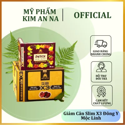 Thực Phẩm Chức Năng Đông Y Mộc Linh X3 ( 30 viên/ hộp)_ Tặng kèm 20 Viên Detox Ban Đêm - Shop Mỹ Phẩm Kim An Na