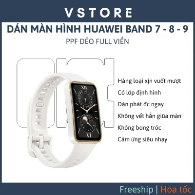 Dán màn hình Huawei Band 11 Pro 10 9 8 Full viền trong suốt chống trầy VSTORE HCM