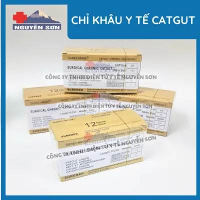 Chỉ khâu y tế Catgut đủ size - thiết bị y tế Nguyễn Sơn