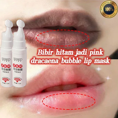 Mặt nạ môi bong bóng dưỡng ẩm cải thiện tình trạng khô bong tróc xỉn màu và làm sáng đường viền môi để đôi môi của bạn hồng hào và mềm mại hơn dưỡng ẩm và chăm sóc cá nhân 7,5ml