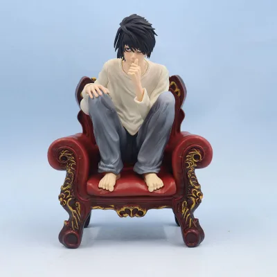 GK Death Note L Lawliet 17cm Anime Mô Hình Cà Phê Watari & L Nhân Vật Sưu Tập, Yagami, Đèn, Búp Bê Người Lớn