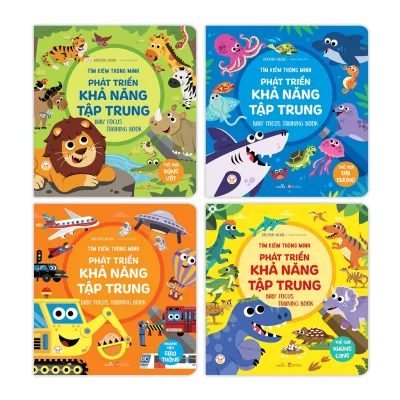 Sách cho bé - Tìm Kiếm Thông Minh - Phát Triển Khả Năng Tập Trung - Sách tương tác - Dành cho bé từ 2-6 tuổi