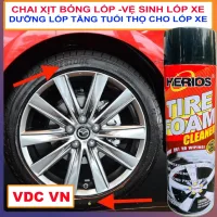 Làm Đen Lốp Xe - Dầu Bóng Lốp ô tô - Vệ Sinh, Bảo Dưỡng, Chống Nứt Bánh Xe Cao Su Ô tô, Xe Máy Herios