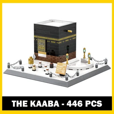 MOC Kiến trúc nổi tiếng thế giới Mecca Hồi giáo Kaaba Mô hình Street View Khối xây dựng Lắp ráp Gạch Đồ chơi Trẻ em Quà tặng Tương thích với LEGO