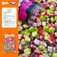 Kẹo Dẻo Trolli Đức Vị Sữa Chua Hoa Quả Mix Vị, Bánh Sữa Chua Panda Pẻn, Kẹo Dẻo Thương Hiệu Đức