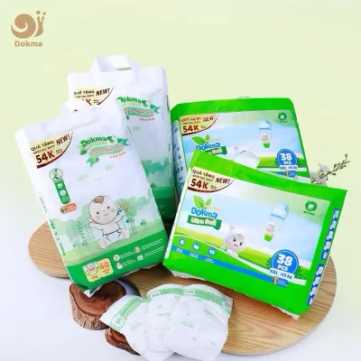 👶 Tã Bỉm Dokma Eco Cho Bé – Chính Hãng, Đủ Size NB S M L XL XXL, tã dán, bỉm quần, giá siêu rẻ
