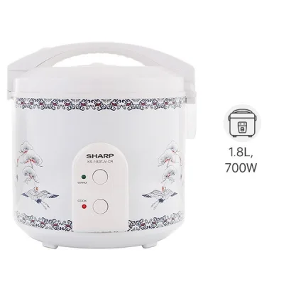 1.8 liter ks-183tjv-cr sharp lid electric rice cooker-authentic on display 99%-Capacity: 700 w non-stick coating heat preservation 12H-warranty 12 months