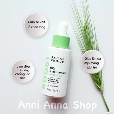 [FreeshipMAX] Serum 10% Niacinamide Booster Paula's Choice se nhỏ lỗ chân lông, sáng da và ngăn ngừa lão hoá da
