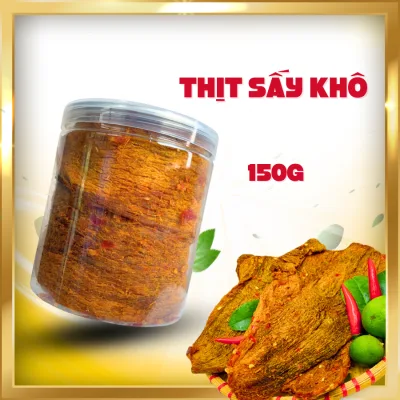 Thịt Sấy Khô Loại Miếng Mềm Hương vị đậm đà thơm ngon Đồ ăn vặt yêu thích