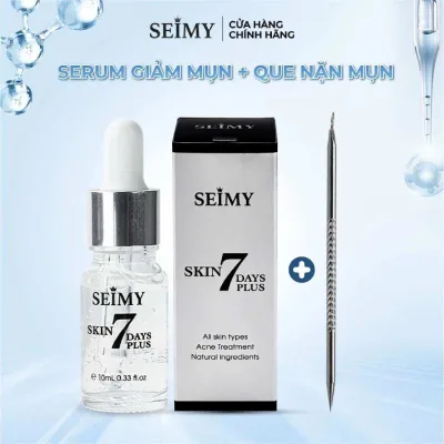 Tinh Chất Seimy Skin 7 Days Plus 10ml Giảm Mụn Thâm Dành Cho Da Mụn Chăm Sóc Da Hiệu Quả