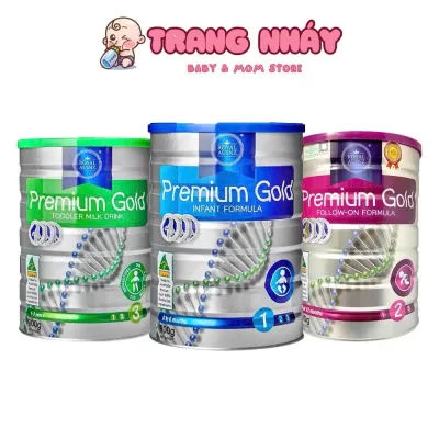 Sữa Hoàng Gia Premium Gold bổ dung chất vitamin, khoáng chất Cho Trẻ ROYAL AUSNZ 900g-SỮA BỈM TRANG NHÁY