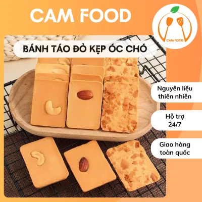Bánh Quy Giòn Rụm, Thơm Ngon Mix 3 Vị Hạt Điều, Hạnh Nhân, Dừa Vụn Giòn, Đồ Ăn Nhẹ, Ăn Vặt Hấp Dẫn