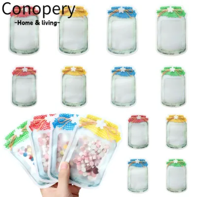 Conopery CONOPERY Set 10 túi khóa zip đựng bánh kẹo / bánh quy / đồ ăn vặt diy có thể tái sử dụng