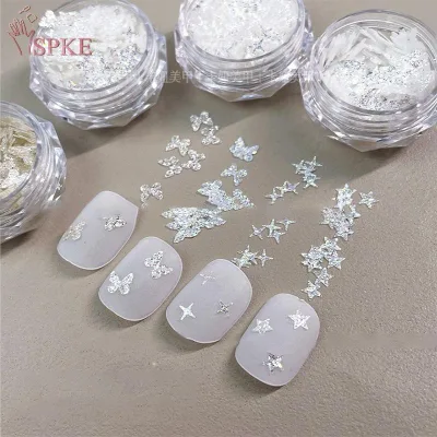 SPKE Nail Art Siêu Lấp Lánh Kim Sa Lấp Lánh Đèn Ba Chiều Ảo Móng Tay Nghệ Thuật Kim Sa Lấp Lánh Cho Bé Gái DIY Quyến Rũ Móng Tay Nghệ Thuật Dụng Cụ Làm Móng Tay Trang Trí VN
