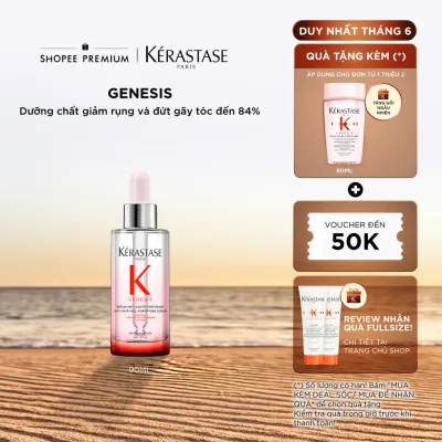 Serum dành cho da đầu giúp giảm gãy rụng và đứt gãy tóc đến 84% sau 6 tuần - Kérastase Genesis 90ml