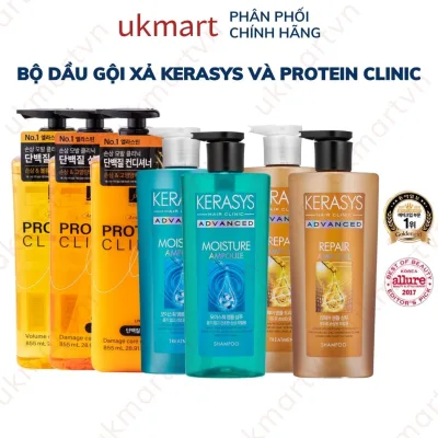 Bộ Dầu Gội Và Dầu Xả KERASYS ADVANCED Chăm Sóc Tóc Chắc Khỏe, Cải Thiện Tóc Cho Người Dùng