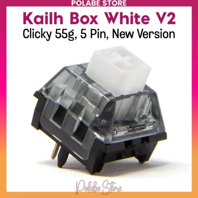Switch Kailh Box White V2 Clicky Switch RGB âm nổ to Bàn Phím Cơ 60 65 75 80 TKL Fullsize Polabe