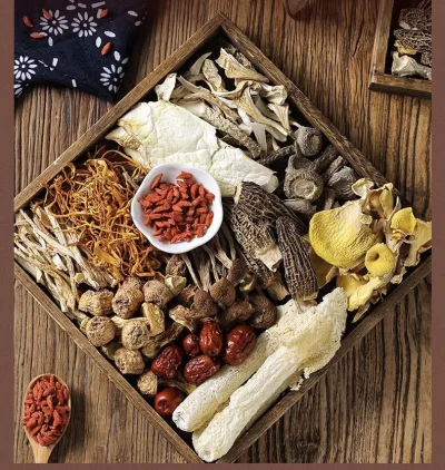 Combo nấm 7 màu 100g nguyên liệu nấu tiền canh gà sườn non 七彩菌汤包