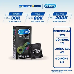 Bao cao su Durex Performa 12 bao