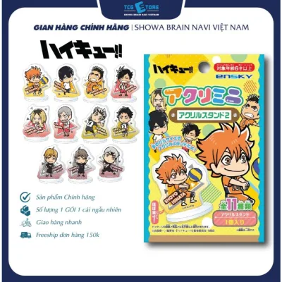 Mô hình standee mini sưu tập nhân vật Haikyu!!, Ensky chất liệu nhựa cứng, SL 1 gói 1 cái ngẫu nhiên