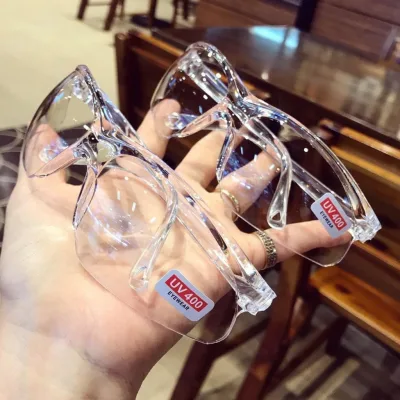 ⚡CM⚡Kính bảo hộ nam nữ trong suốt chống giọt bắn khói bụi thời trang phong cách Hàn Quốc